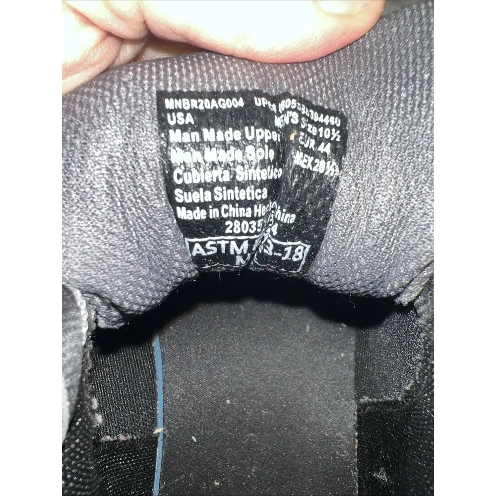 Brahma Steel Toe Work‎ Shoes Mens 10.5M Black Leather Slip Resistant